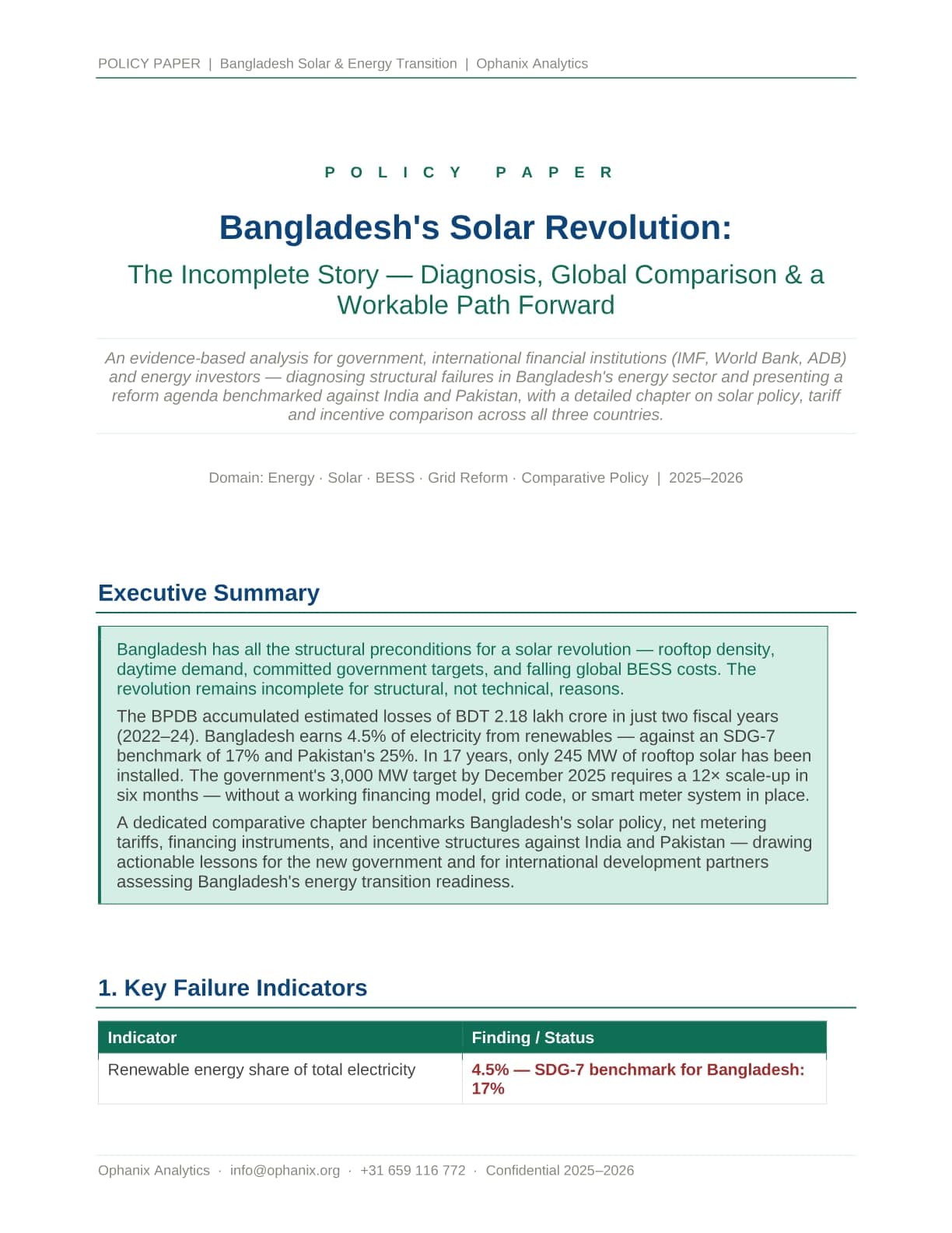 Bangladesh's Solar Revolution — page 1 of 14